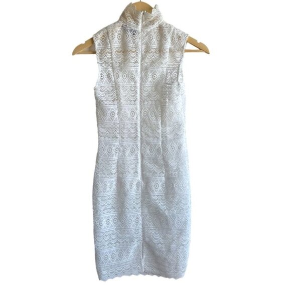 Abyss by Abby Lace Dress Size Small White - Picture 6 of 14